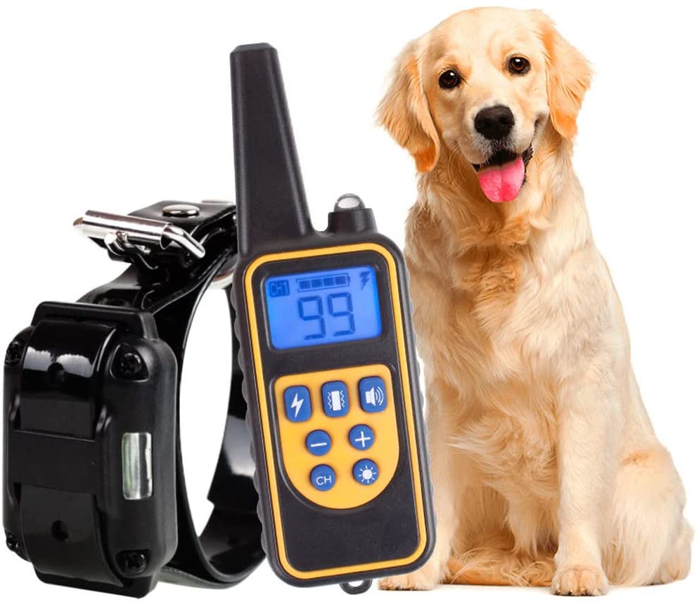 Rechargeable Electric Dog Training Collar with 800m Range