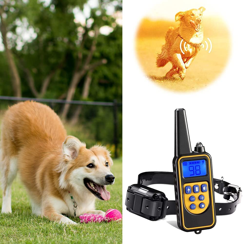 Rechargeable Electric Dog Training Collar with 800m Range