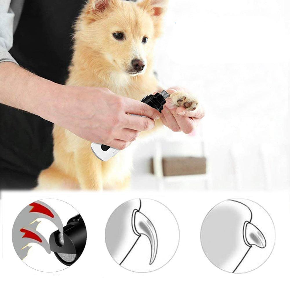 Rechargeable Pet Nail Trimmer - Quiet & Efficient