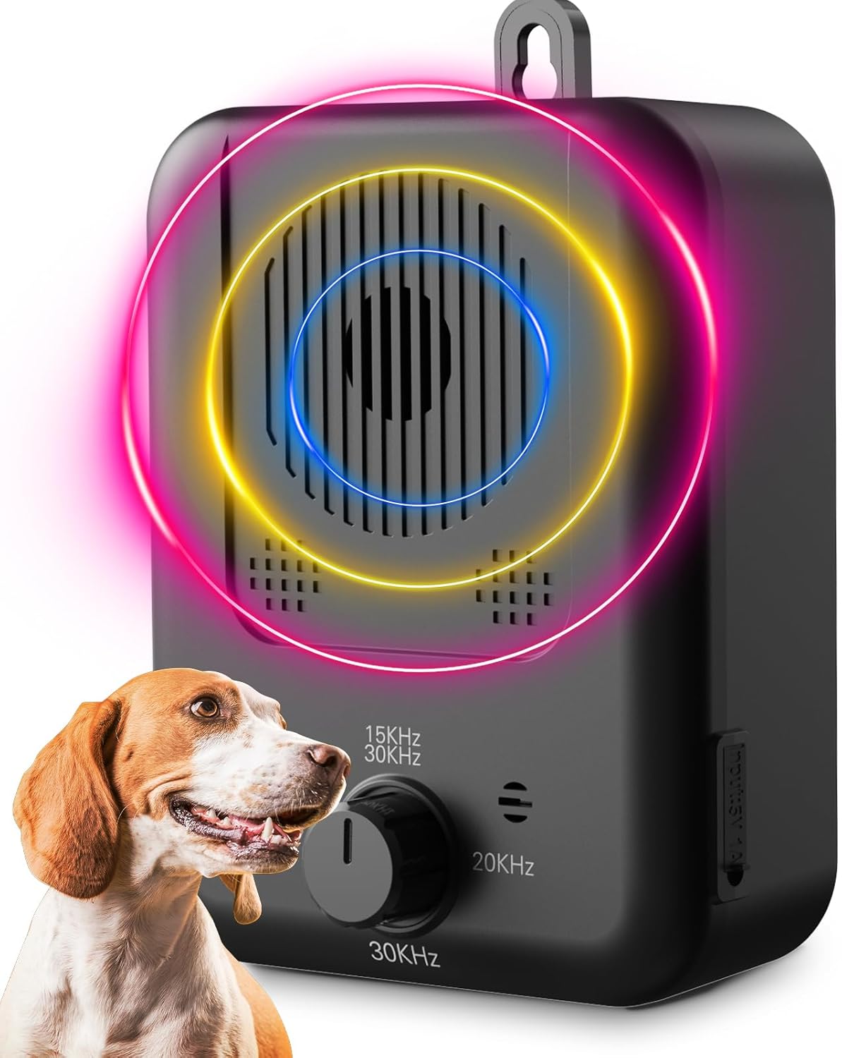 Rechargeable Ultrasonic Dog Bark Deterrent with 15m Range
