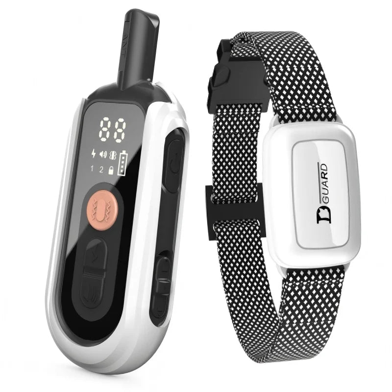 Rechargeable Waterproof Dog Training Collar with Remote Control and Bark Control – TrainMate