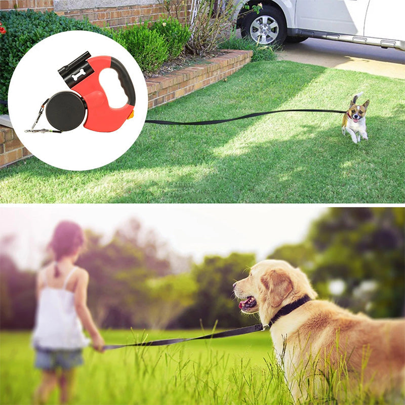 Retractable Double Pet Leash