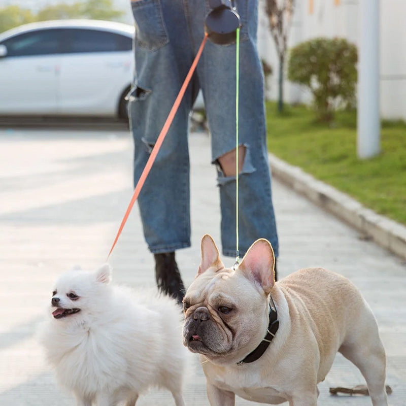 Retractable Double Pet Leash