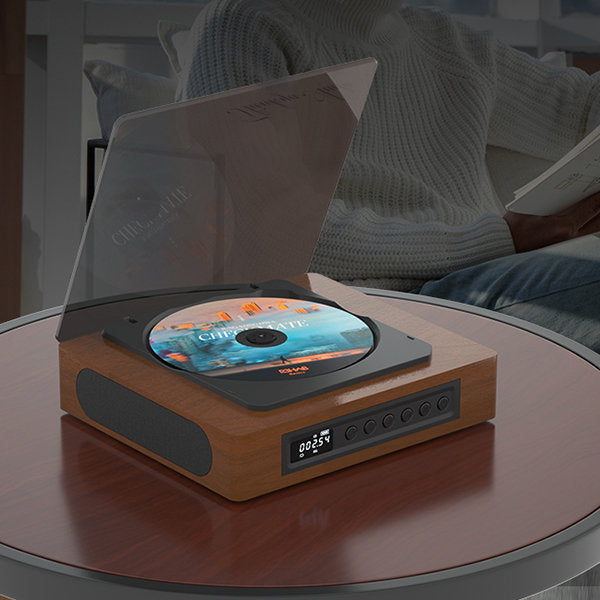 Retro CD Player with Bluetooth and FM Radio