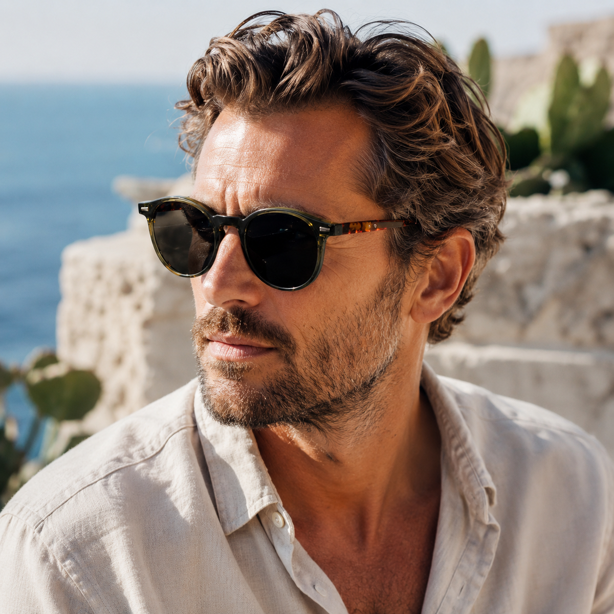Retro Round Polarized Sunglasses – UV400