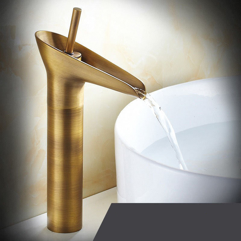 Retro Waterfall Basin Faucet