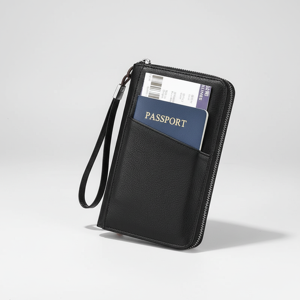 RFID-Blocking Passport Wallet