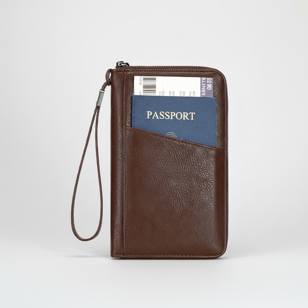 RFID-Blocking Passport Wallet