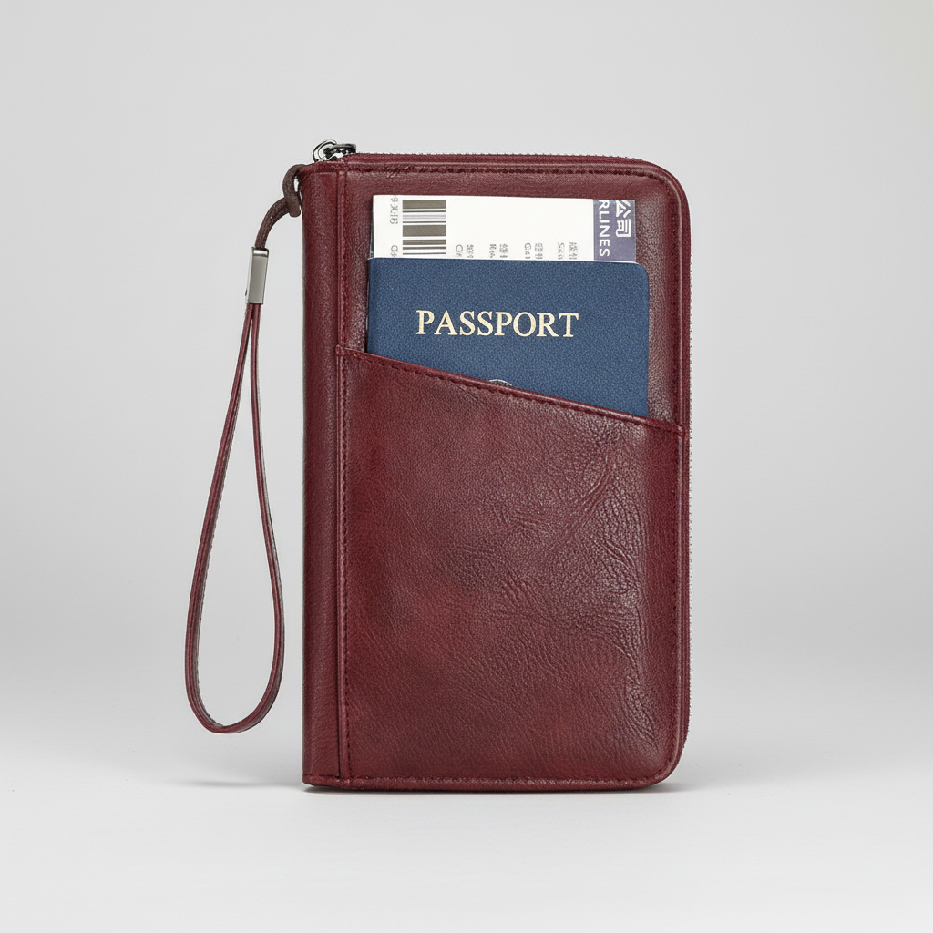 RFID-Blocking Passport Wallet