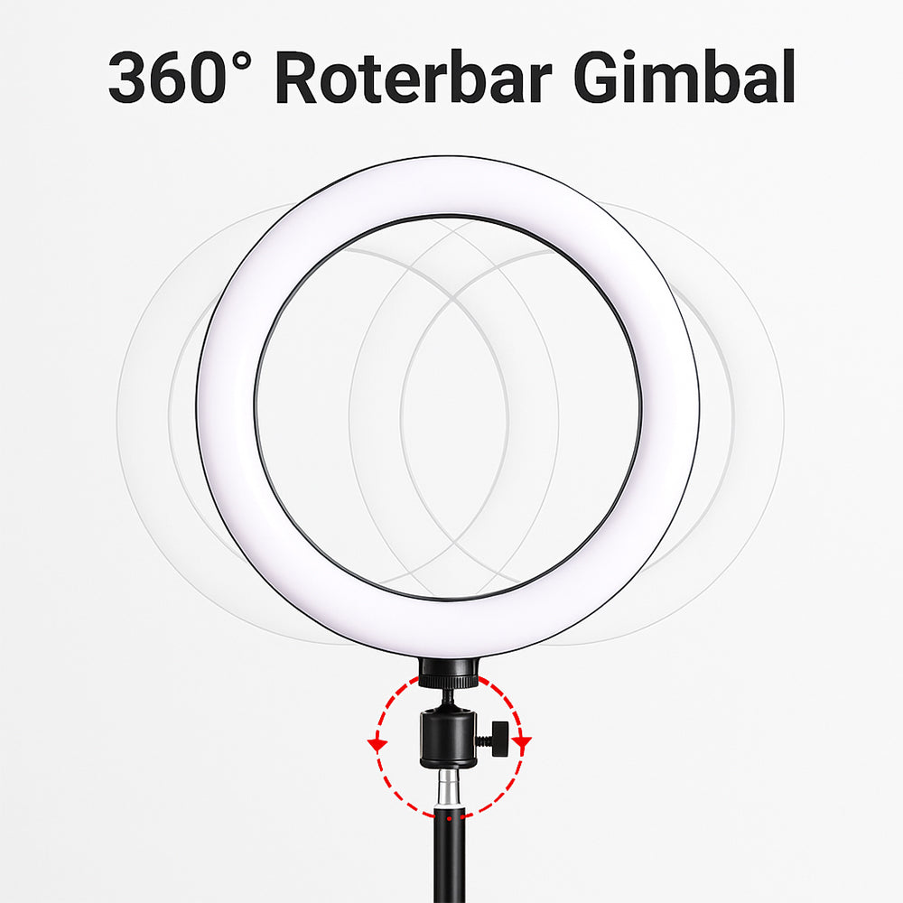 Ring Light with Tripod – 3 Color Temperatures – LJJ-26