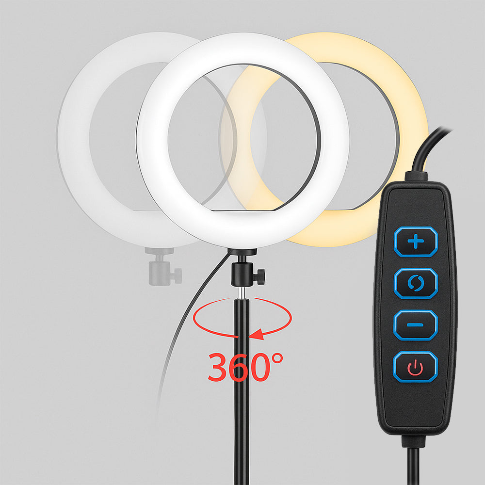 Ring Light with Tripod – 3 Color Temperatures – LJJ-26