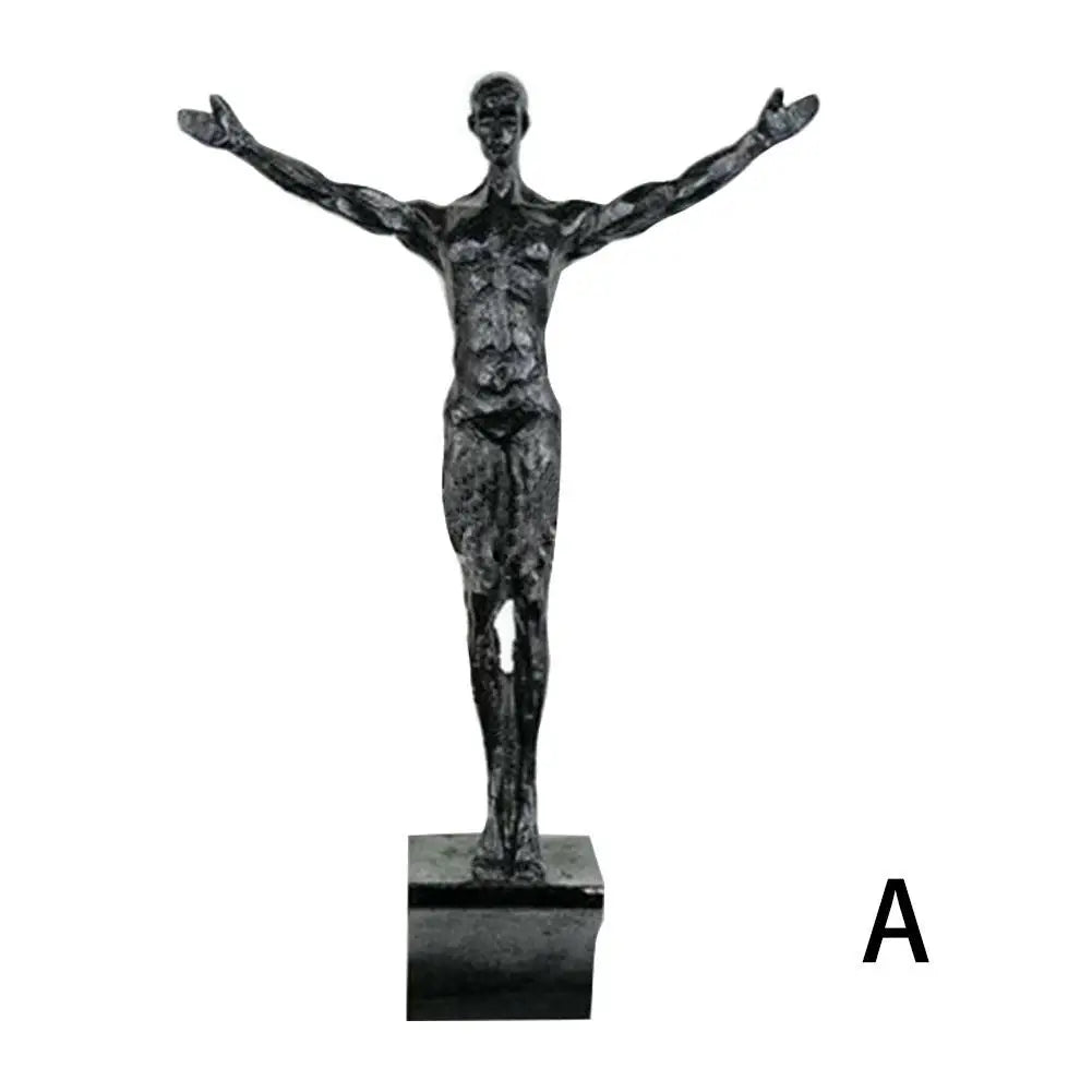 Rock Climbing Man Resin Wall Art Decoration