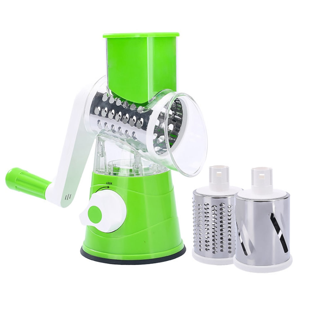 Rotary Food Grater and Slicer