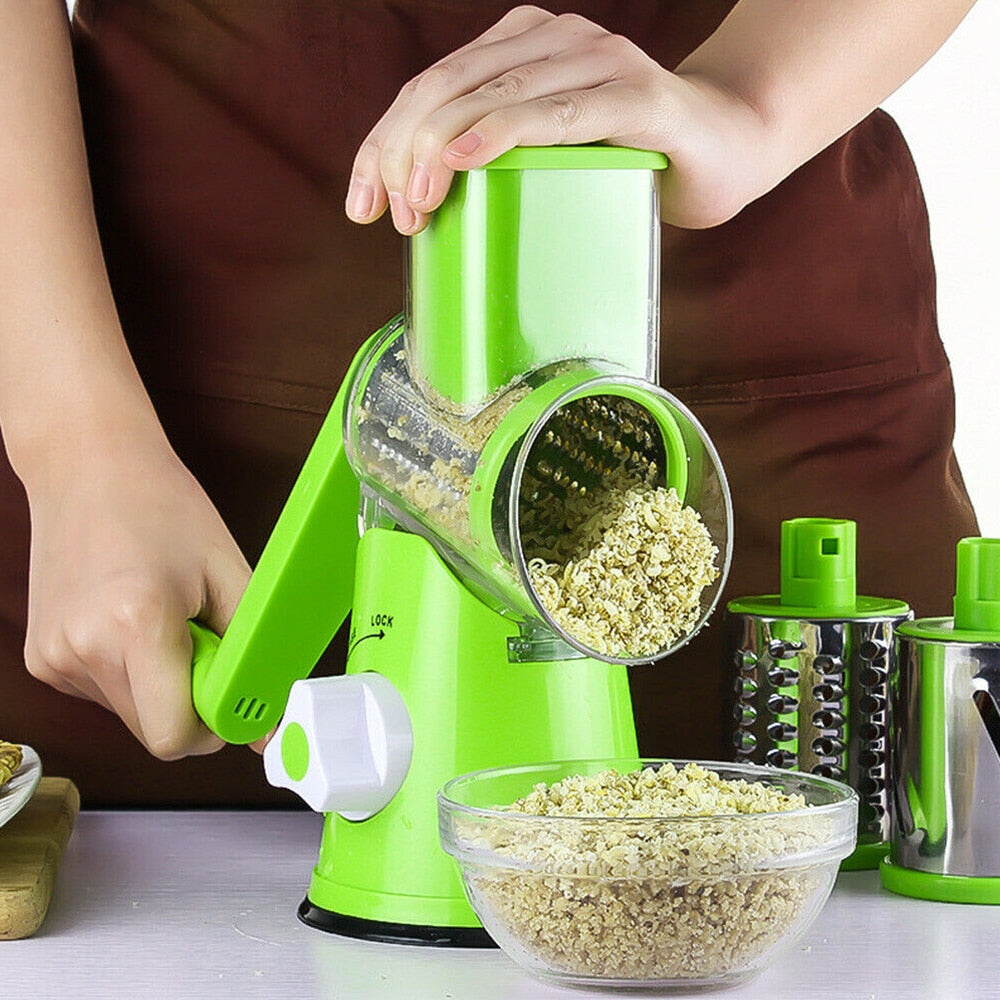 Rotary Food Grater and Slicer
