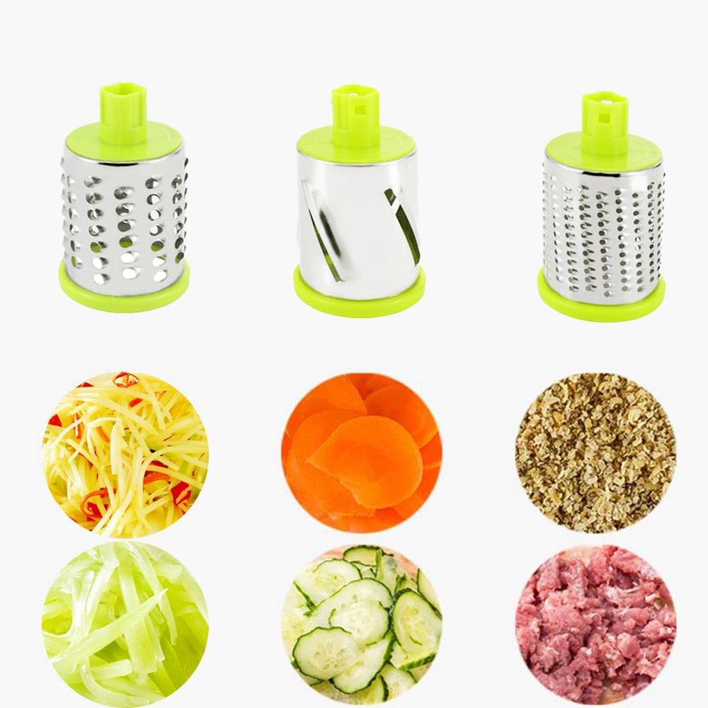 Rotary Food Grater and Slicer