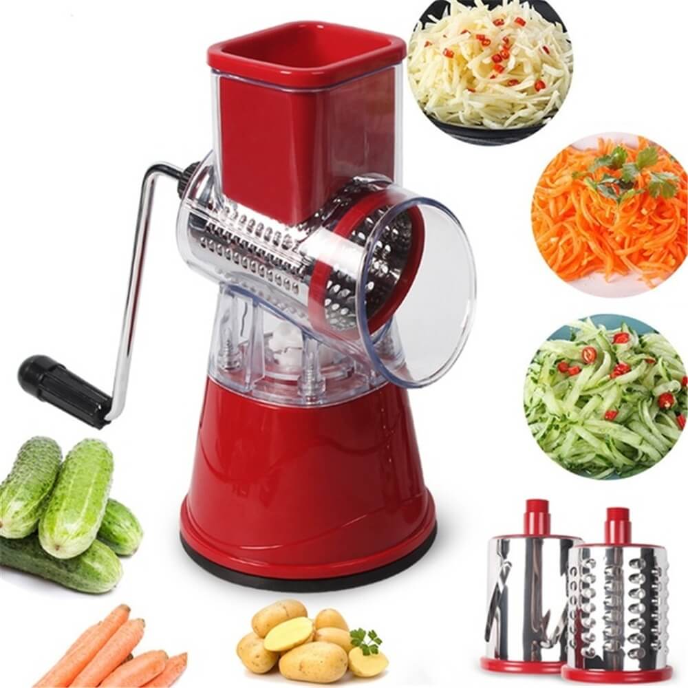 Rotary Food Grater and Slicer