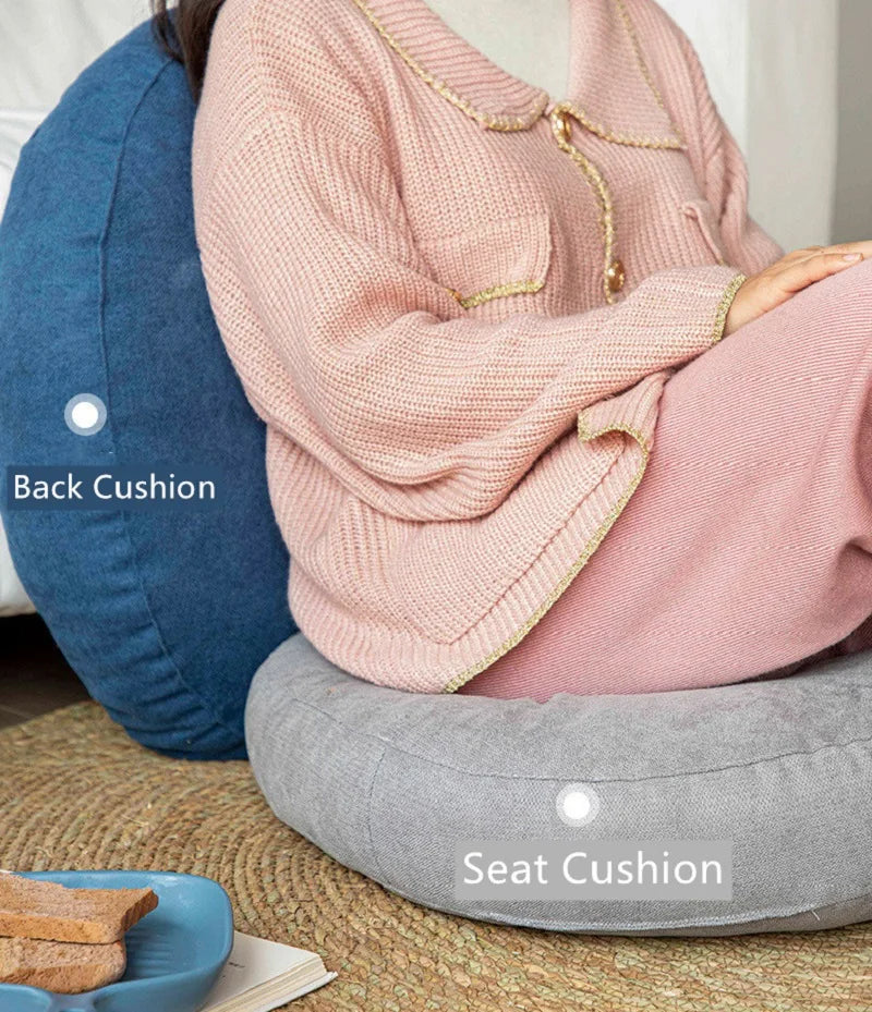 Round Meditation and Yoga Cushion