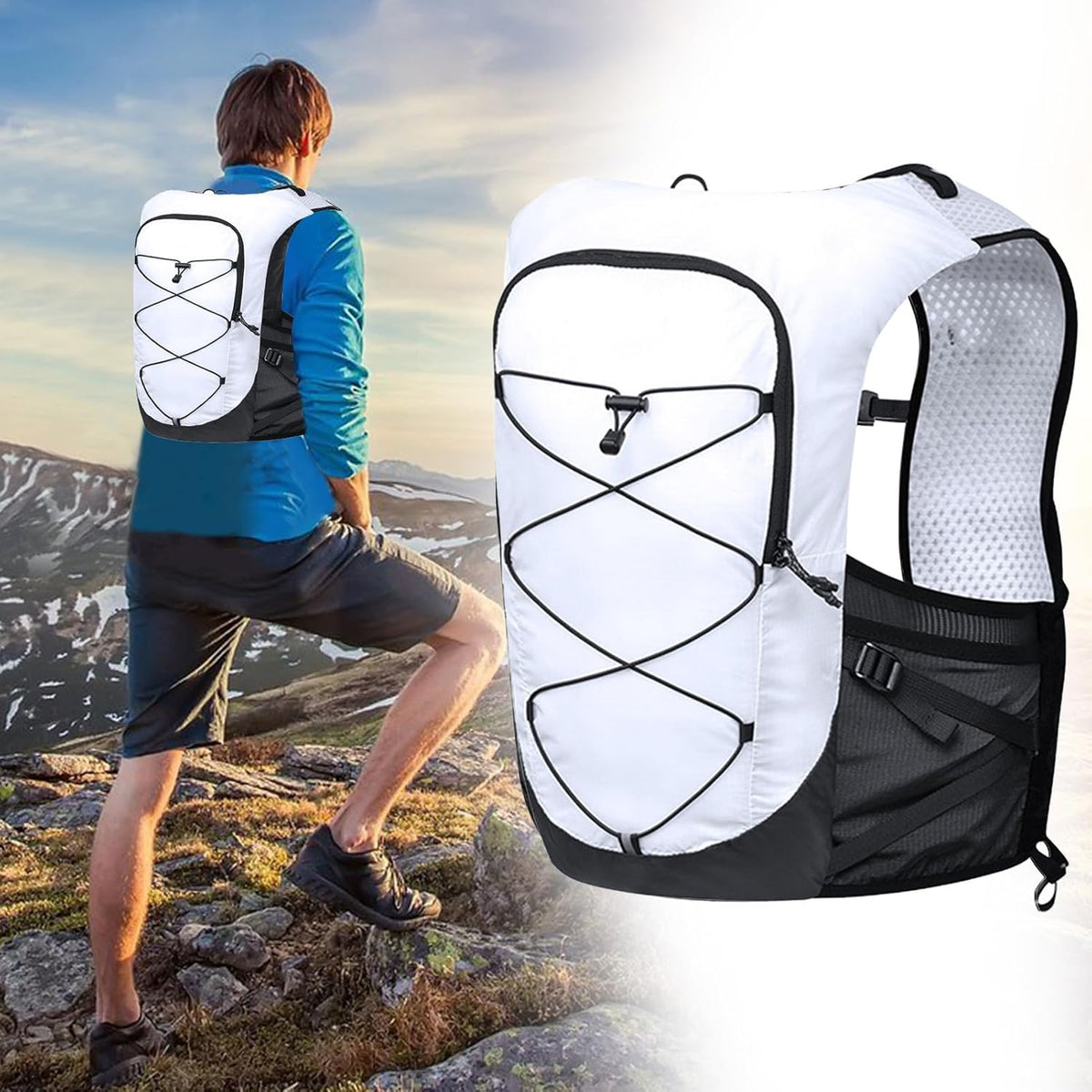 Running Vest Backpack – Lightweight Hydration Pack for Trail & Cycling