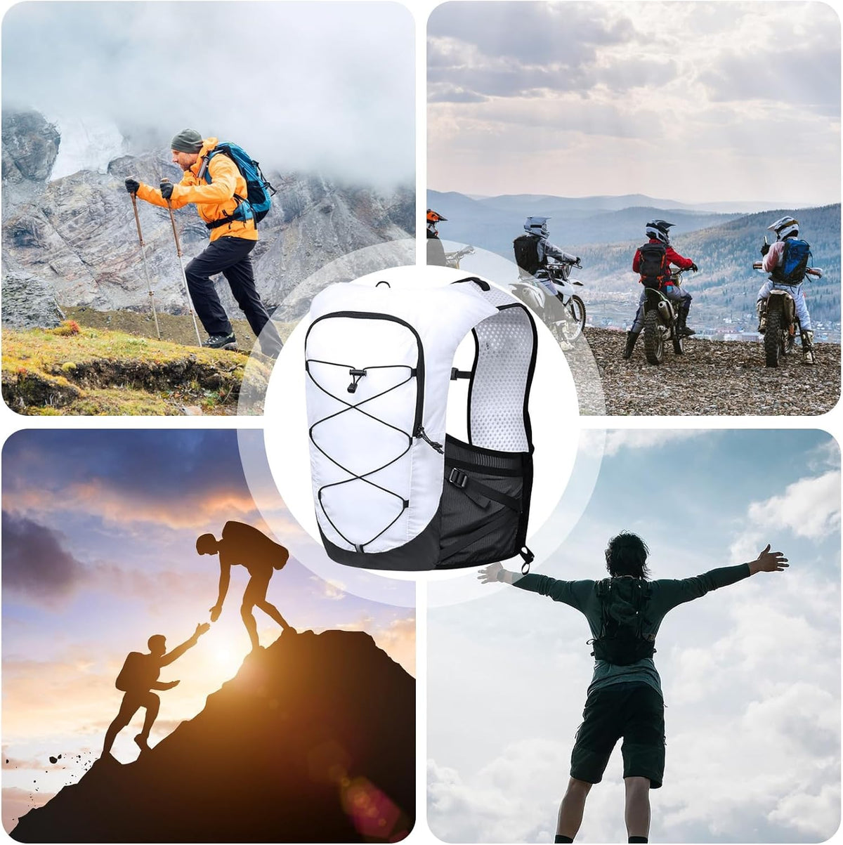 Running Vest Backpack – Lightweight Hydration Pack for Trail & Cycling