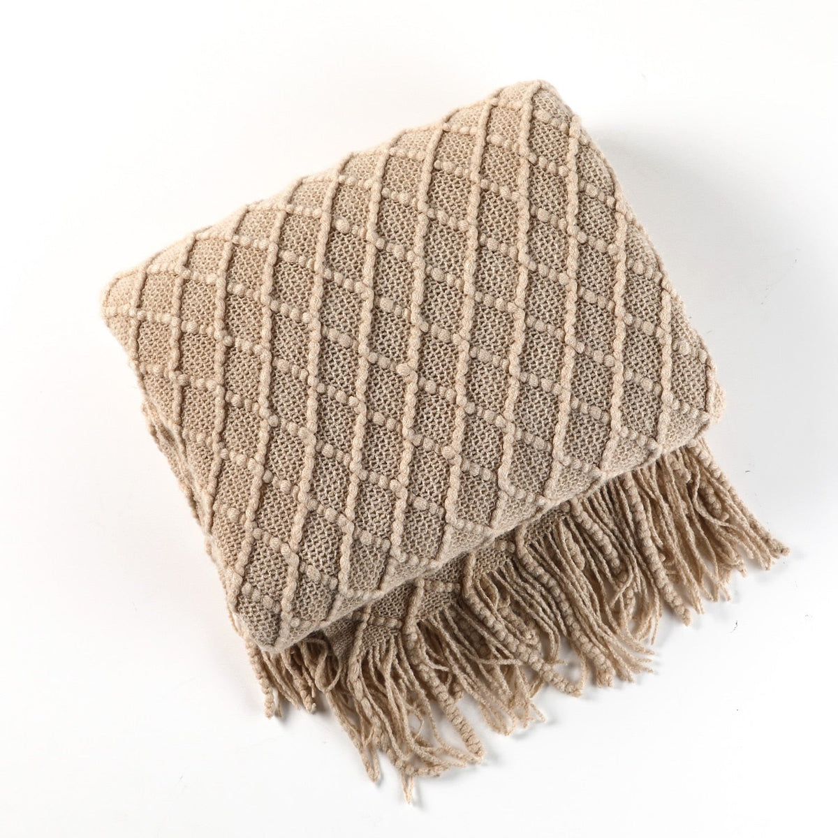 Scandinavian Knitted Sofa Throw