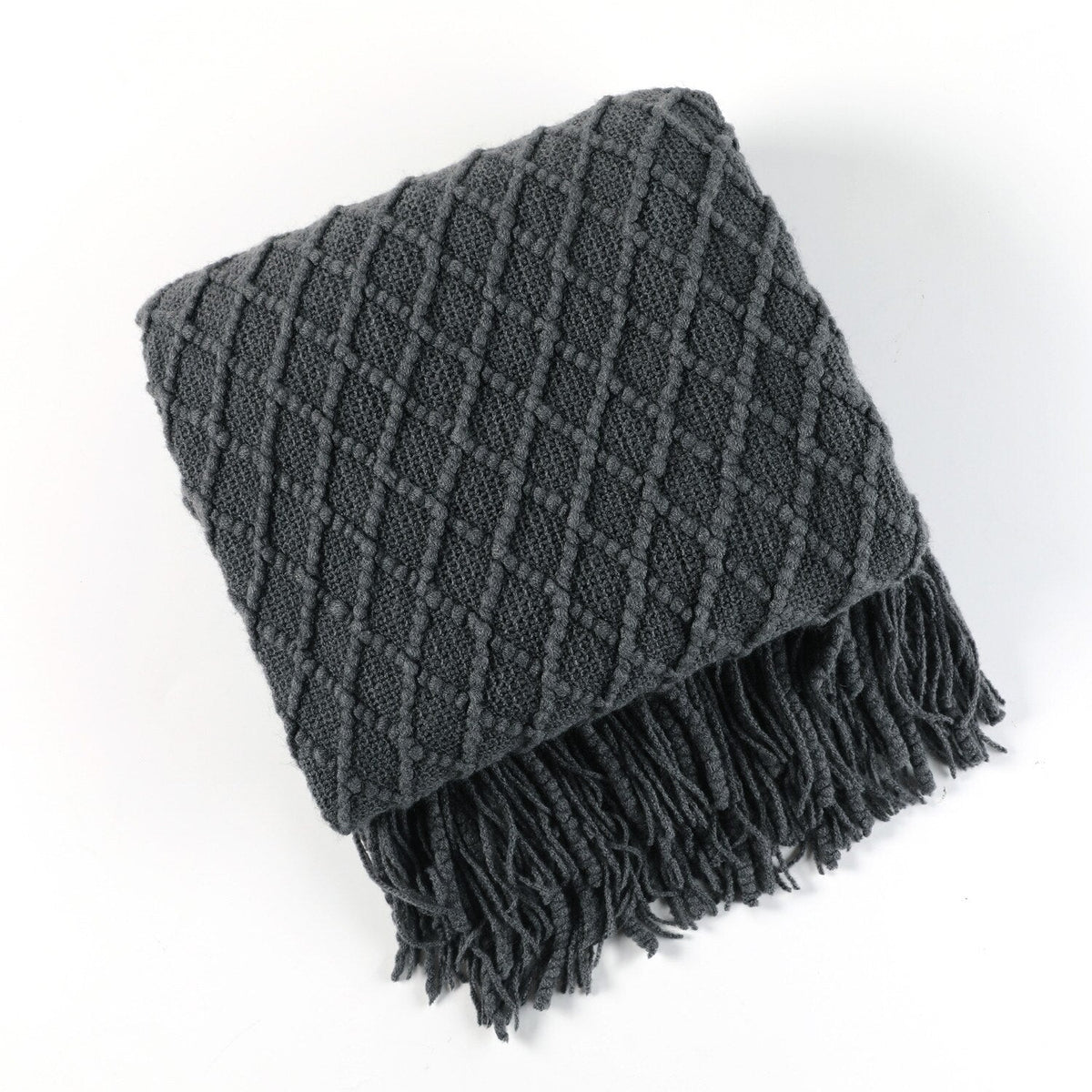 Scandinavian Knitted Sofa Throw