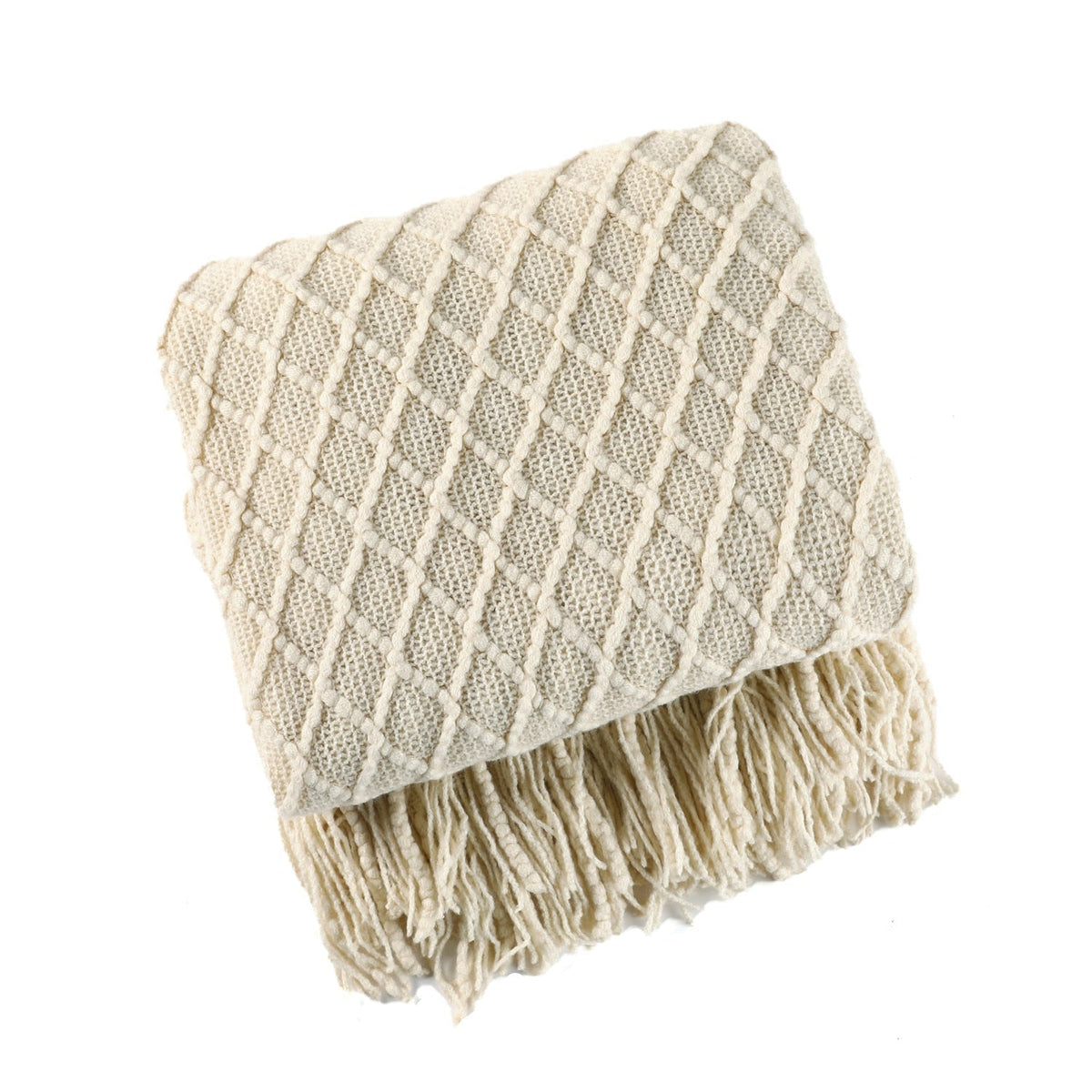 Scandinavian Knitted Sofa Throw
