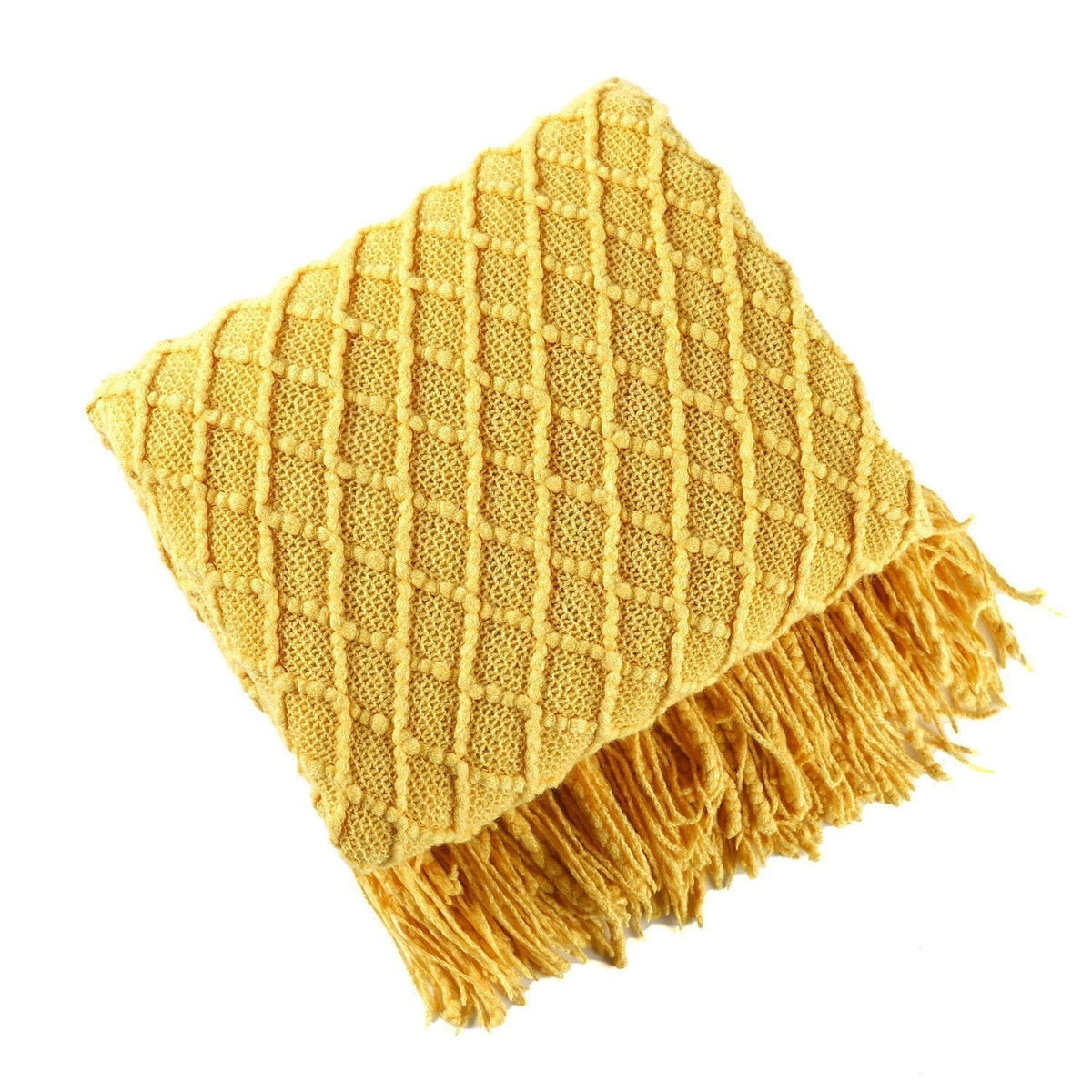 Scandinavian Knitted Sofa Throw