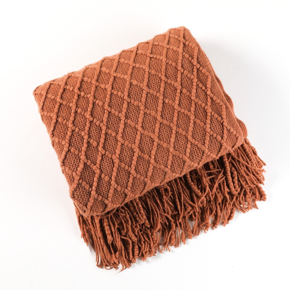 Scandinavian Knitted Sofa Throw