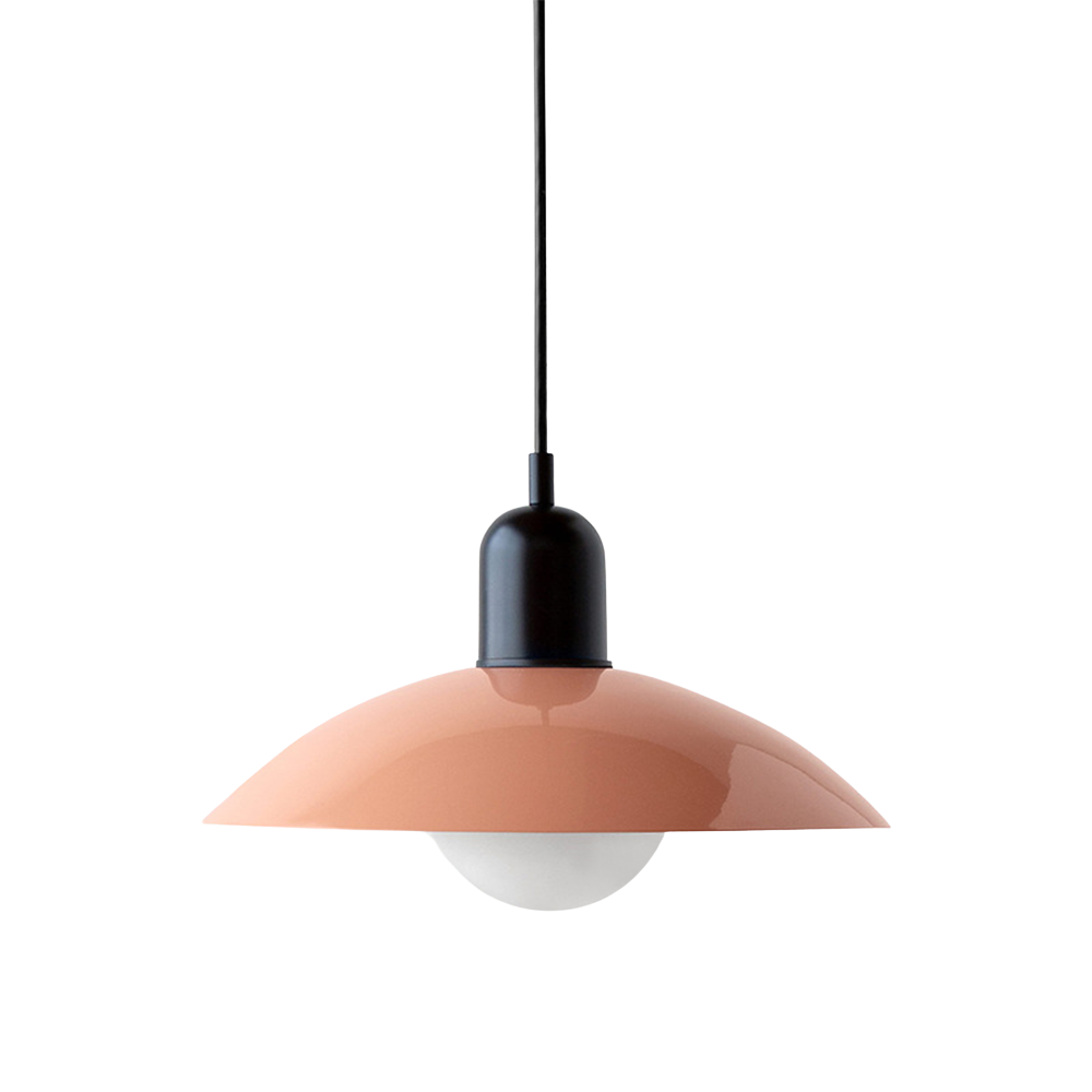 Scandinavian Macaron Height-Adjustable Pendant Light – Pastel Lamp for Living Room and Dining Room