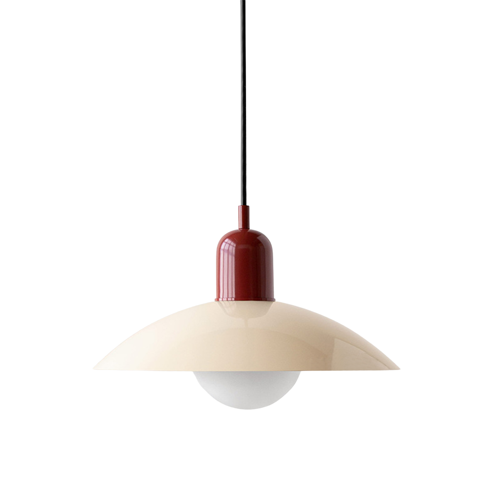 Scandinavian Macaron Height-Adjustable Pendant Light – Pastel Lamp for Living Room and Dining Room