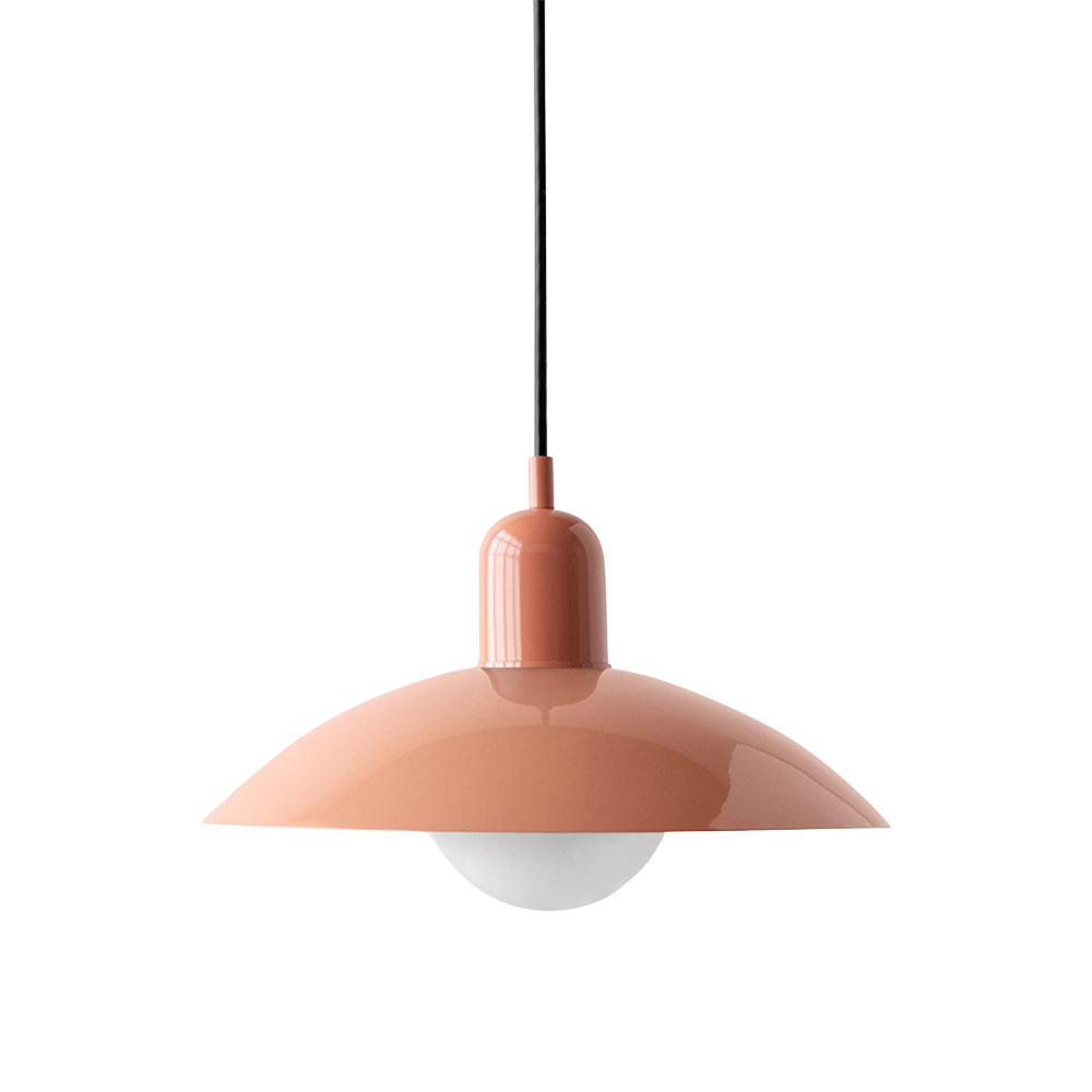Scandinavian Macaron Height-Adjustable Pendant Light – Pastel Lamp for Living Room and Dining Room