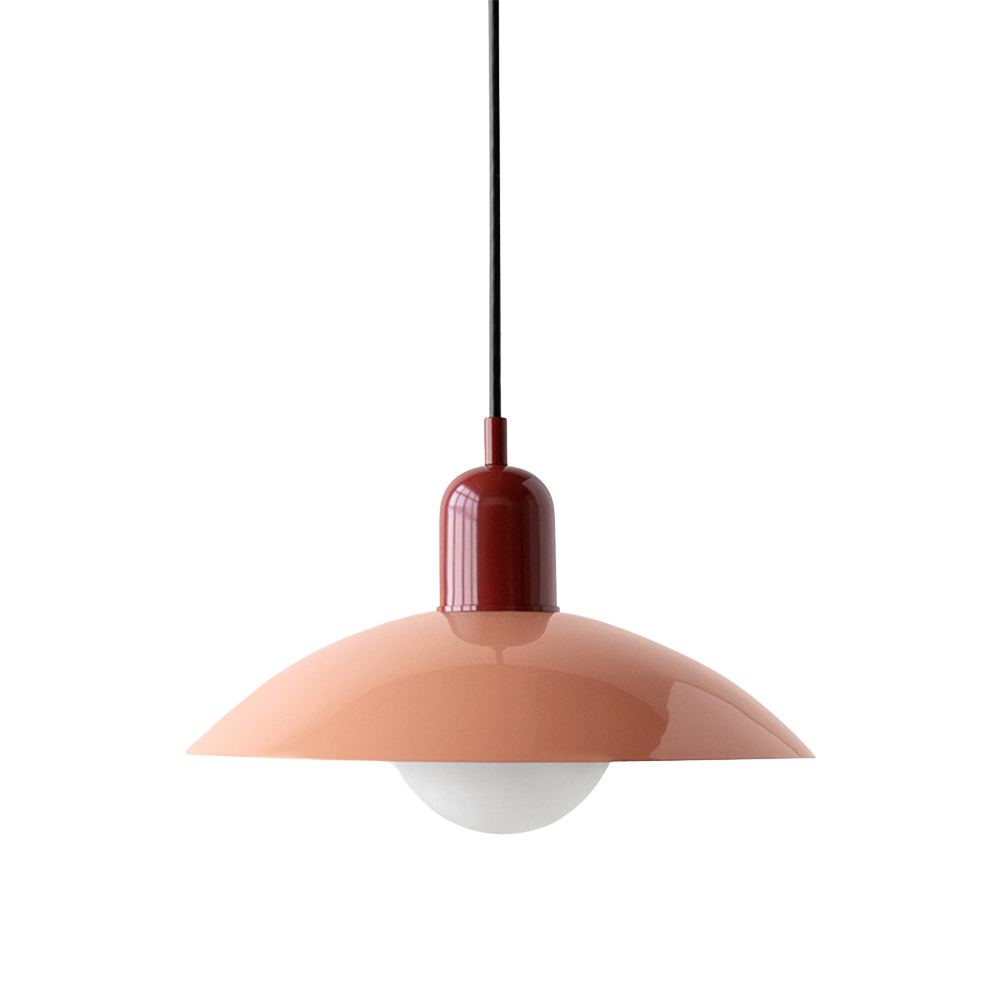 Scandinavian Macaron Height-Adjustable Pendant Light – Pastel Lamp for Living Room and Dining Room
