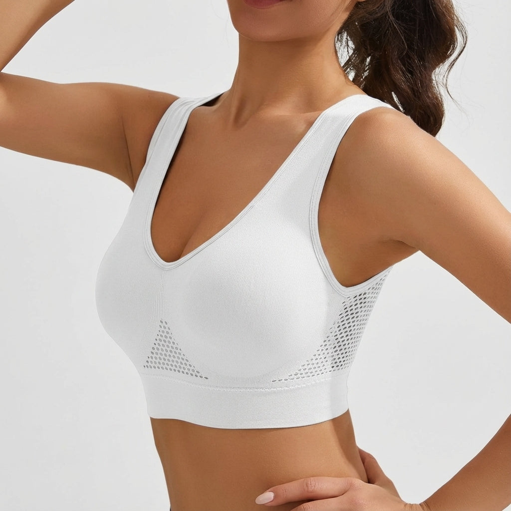 Seamless Posture-Correcting Sports Bra
