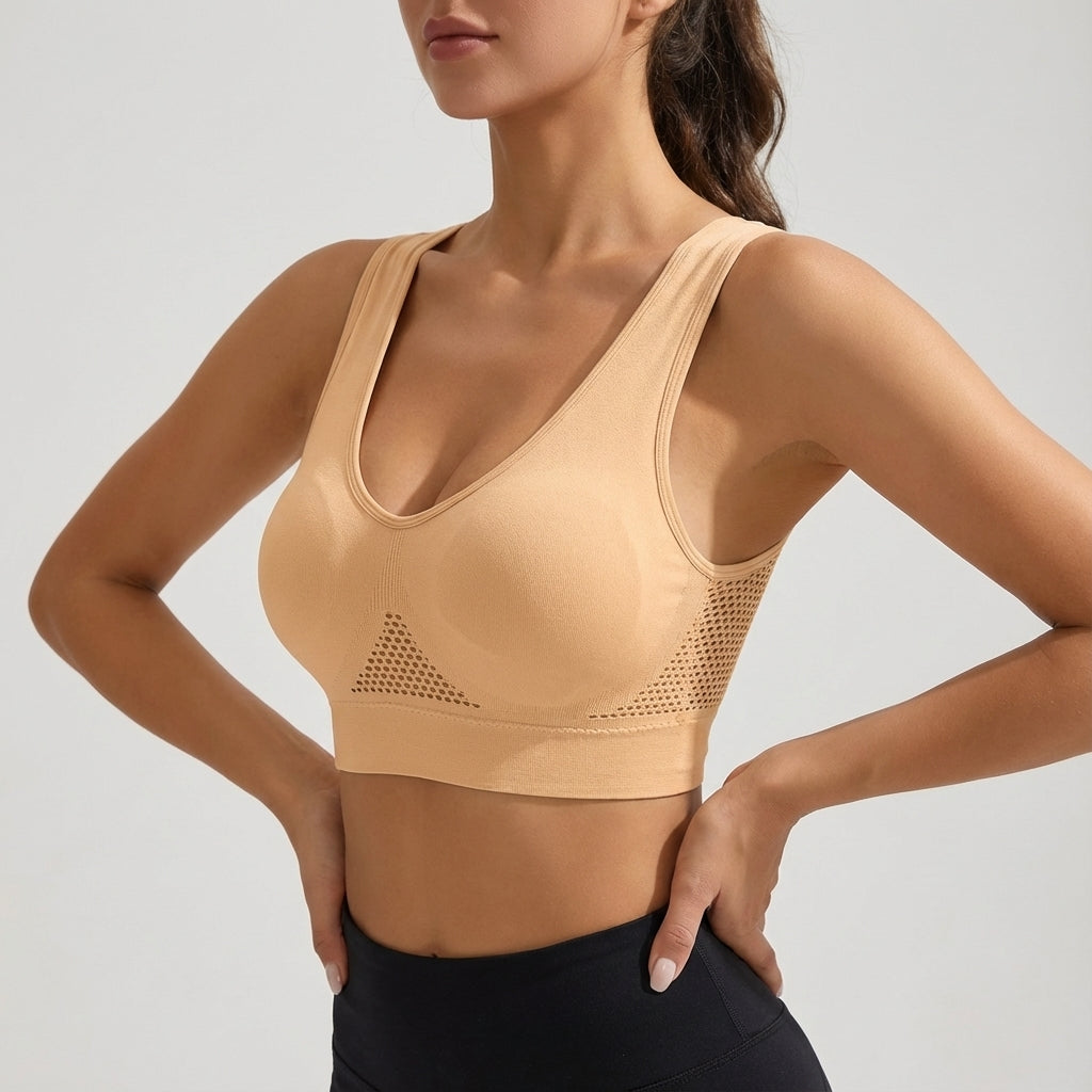 Seamless Posture-Correcting Sports Bra
