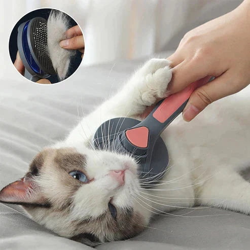Self-Cleaning Pet Grooming Brush