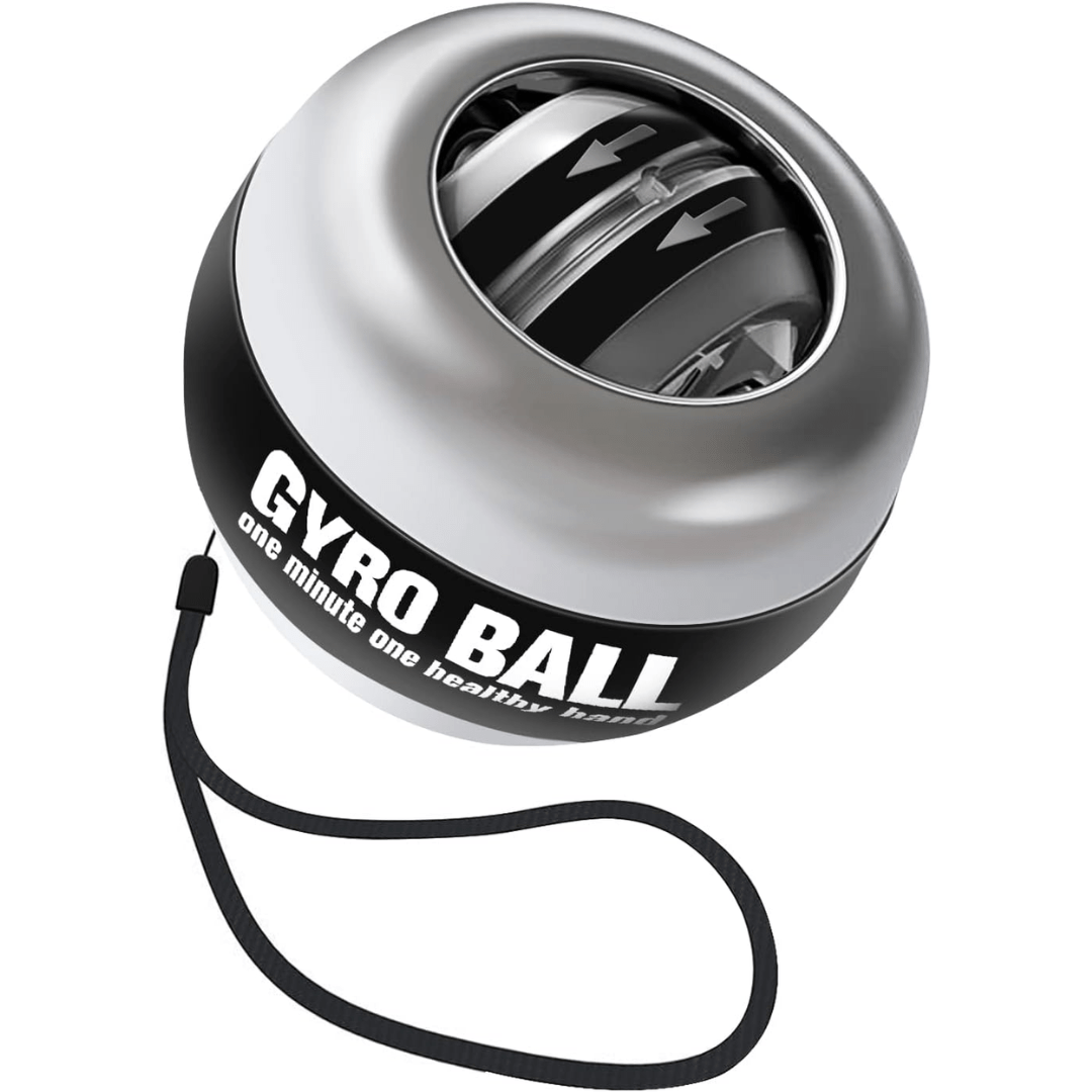 Self-Starting Gyroscopic Forearm Trainer and Hand Exerciser for Grip Strength and Wrist Training