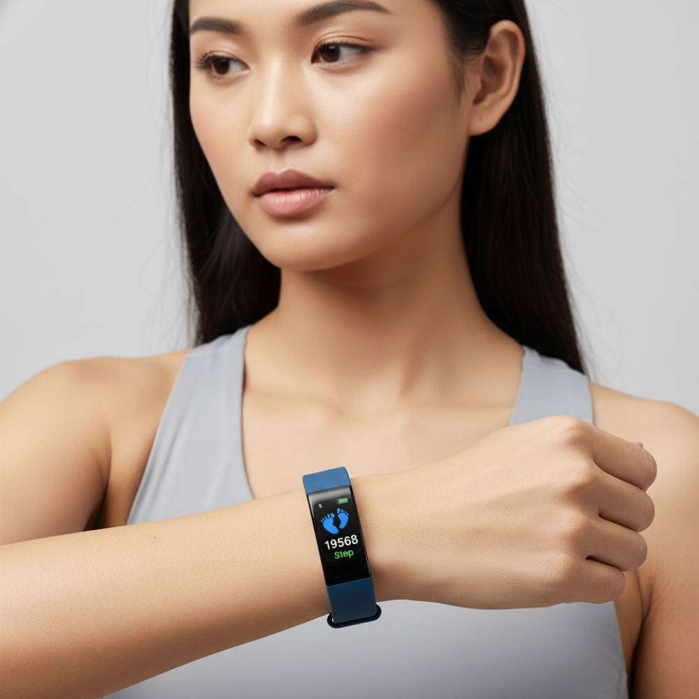 Seniors' Fitness Watch with Heart Rate Monitor and Easy-to-Read LED Display