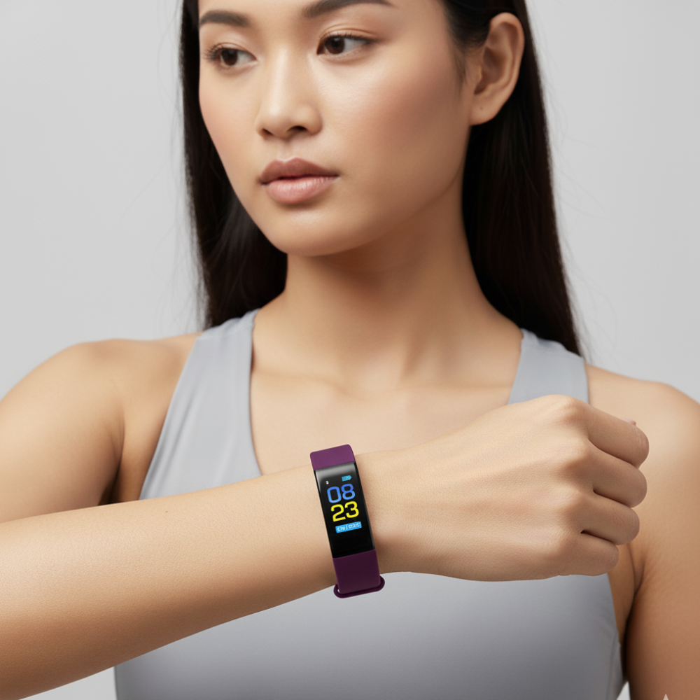 Seniors' Fitness Watch with Heart Rate Monitor and Easy-to-Read LED Display