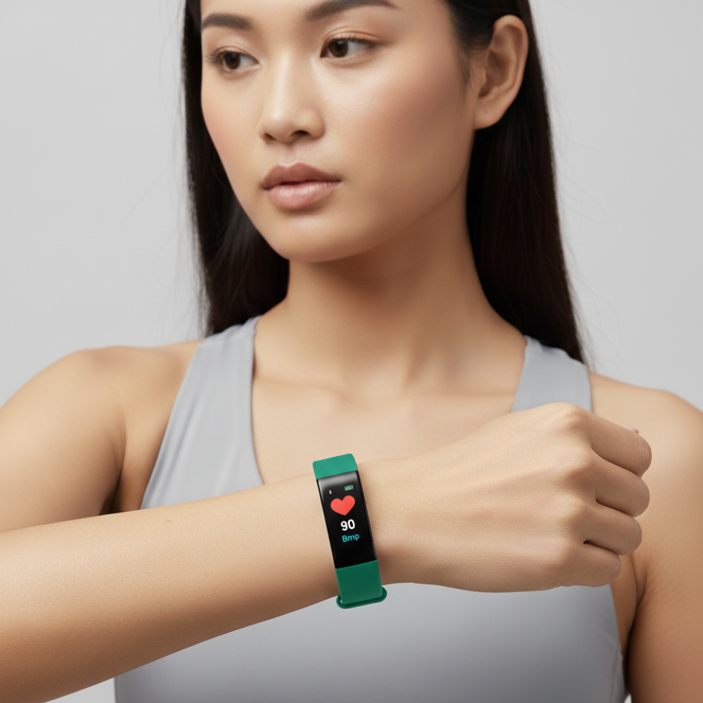 Seniors' Fitness Watch with Heart Rate Monitor and Easy-to-Read LED Display