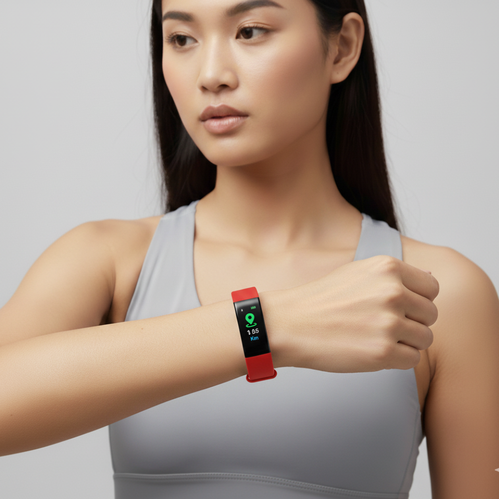 Seniors' Fitness Watch with Heart Rate Monitor and Easy-to-Read LED Display