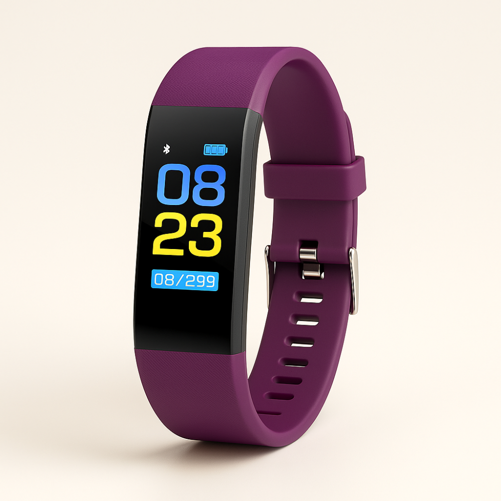 Seniors' Fitness Watch with Heart Rate Monitor and Easy-to-Read LED Display