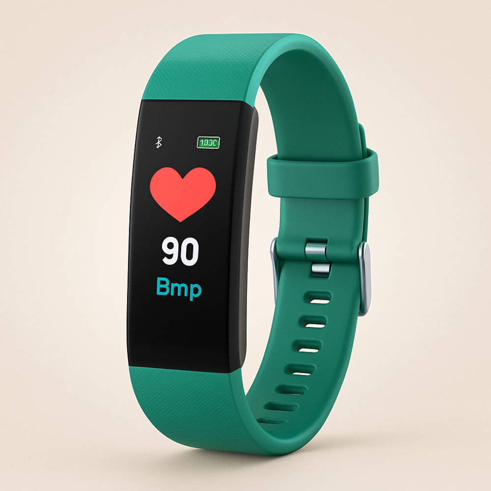 Seniors' Fitness Watch with Heart Rate Monitor and Easy-to-Read LED Display