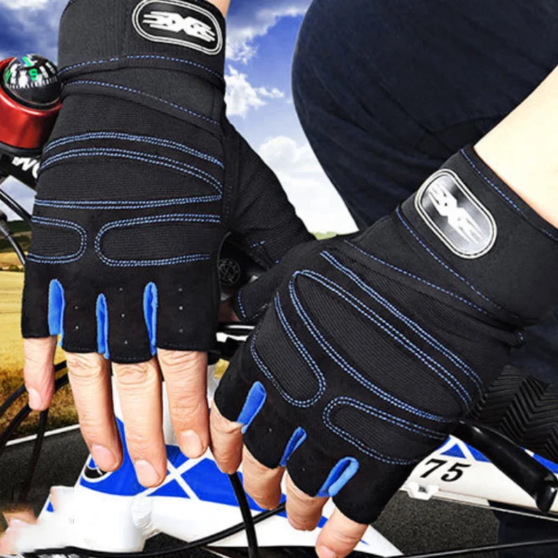Shock-Resistant and Supportive Gym Gloves