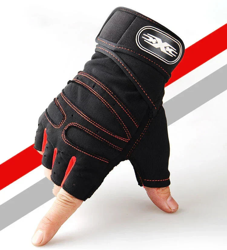 Shock-Resistant Supportive Gym Gloves