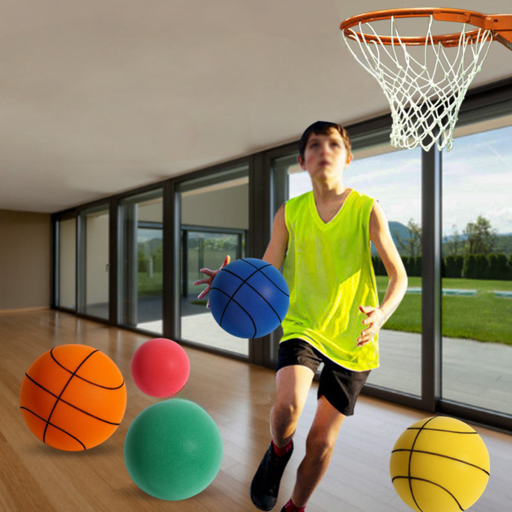 Silent Indoor Basketball for Dribble Training and Practice
