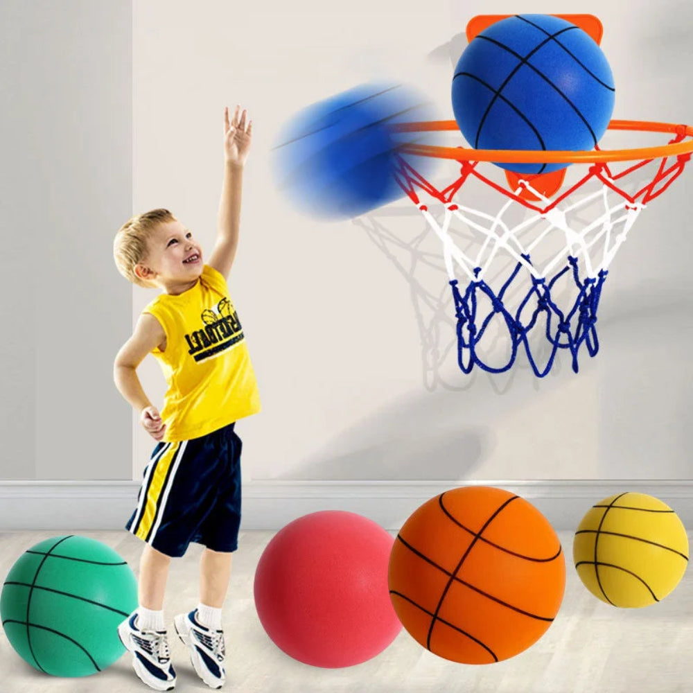 Silent Indoor Basketball for Dribble Training and Practice