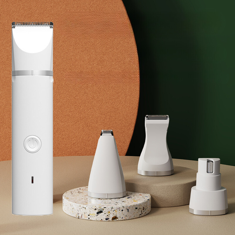 Silent Pet Grooming Kit for Stress-Free Trimming