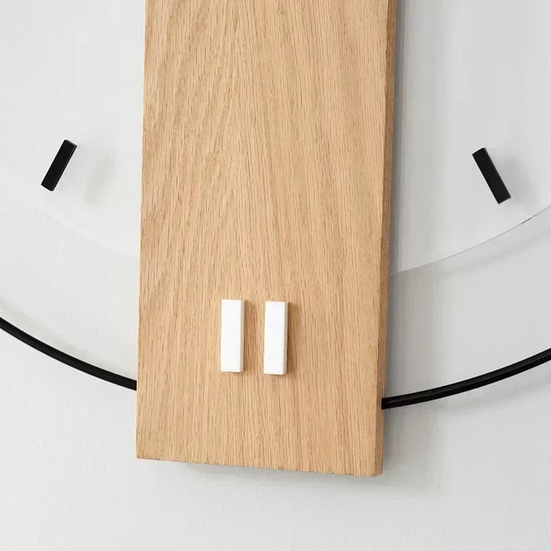 Silent Wooden Wall Clock