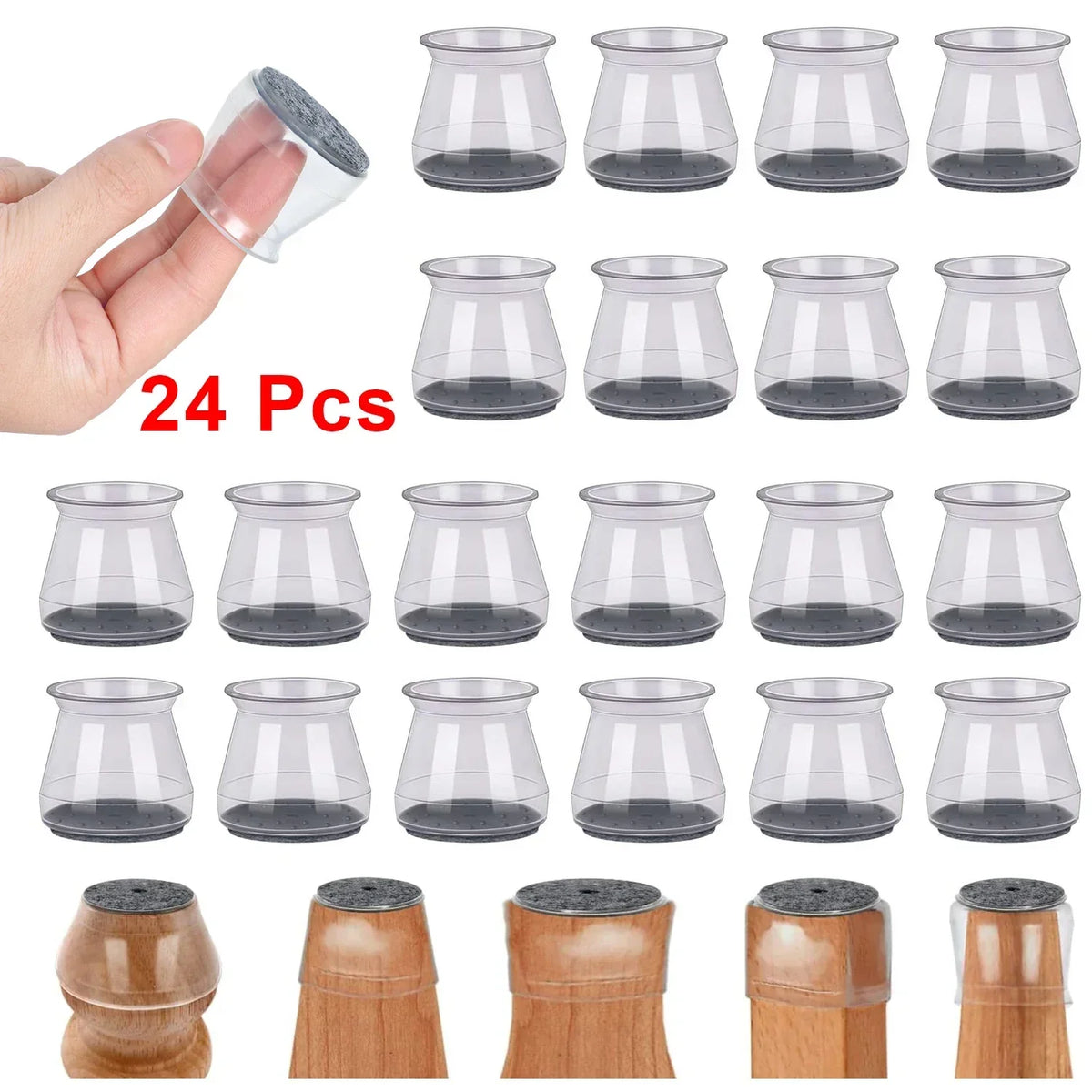 Silicone Furniture Chair Leg Floor Protectors