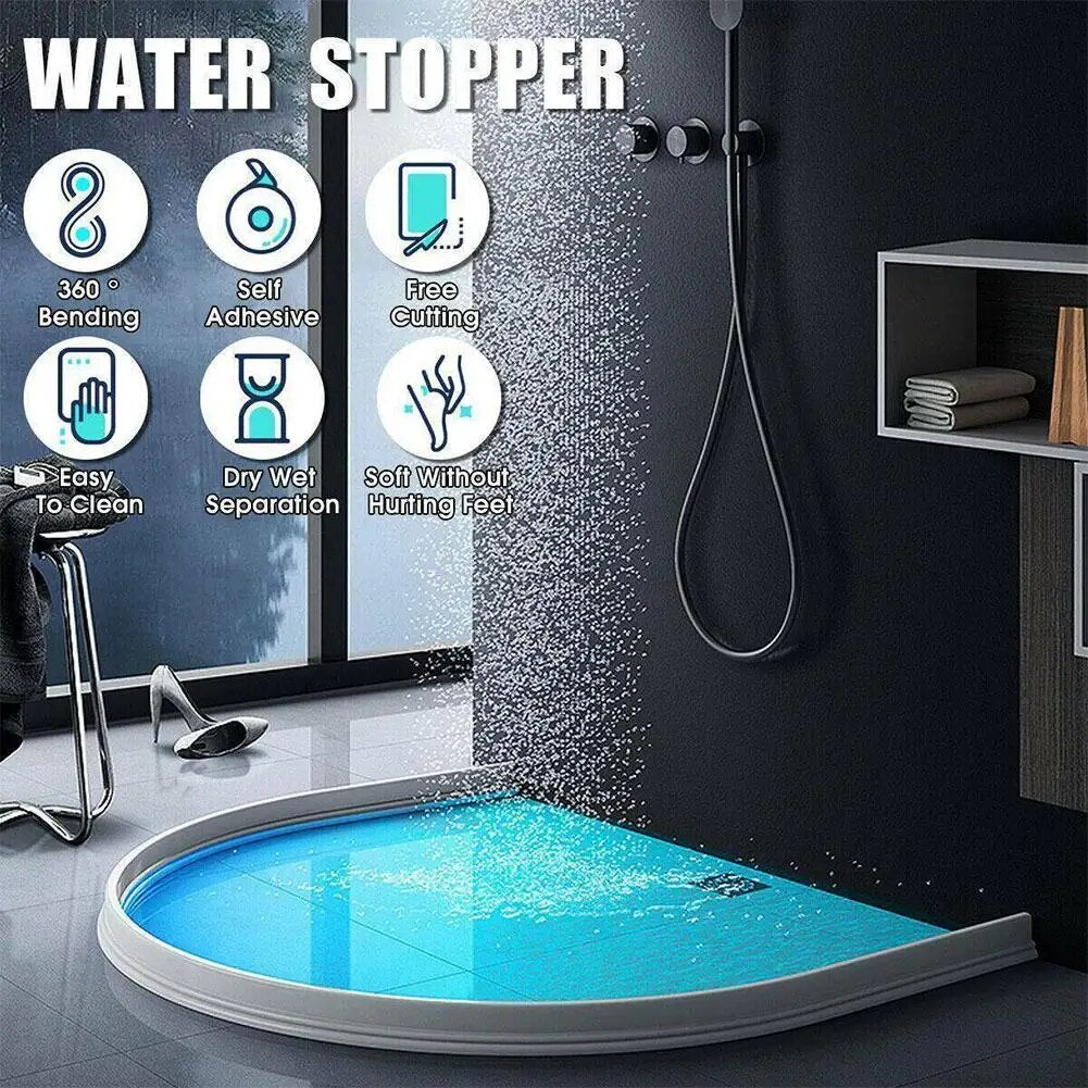Silicone Shower Water Barrier